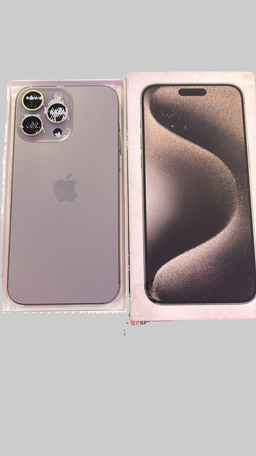Apple iPhone 15 Pro Max (Natural Titanium, 256 GB Storage) (A-Grade Renewed)