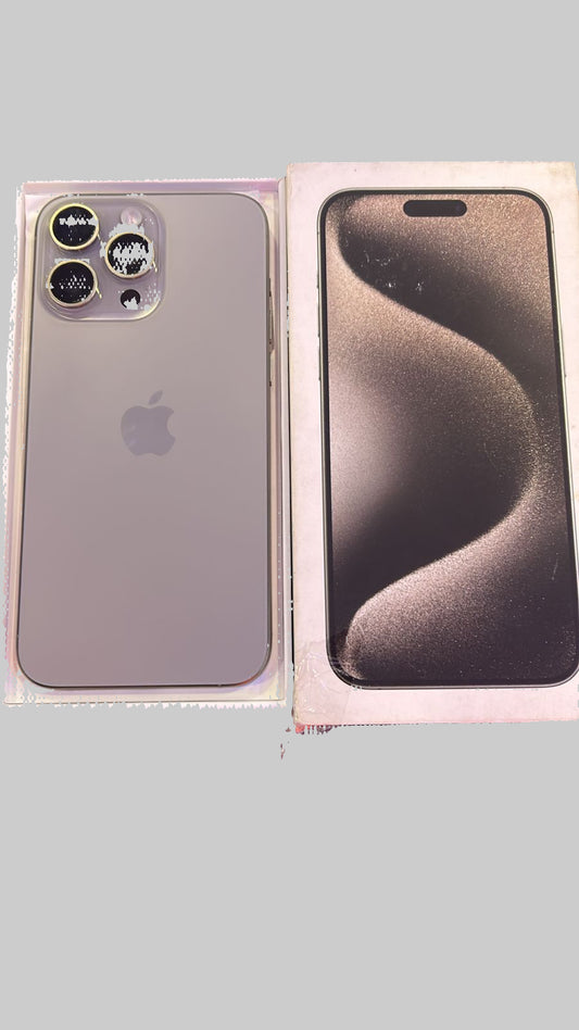 Apple iPhone 15 Pro Max (Natural Titanium, 256 GB Storage) (A+ Grade Renewed)