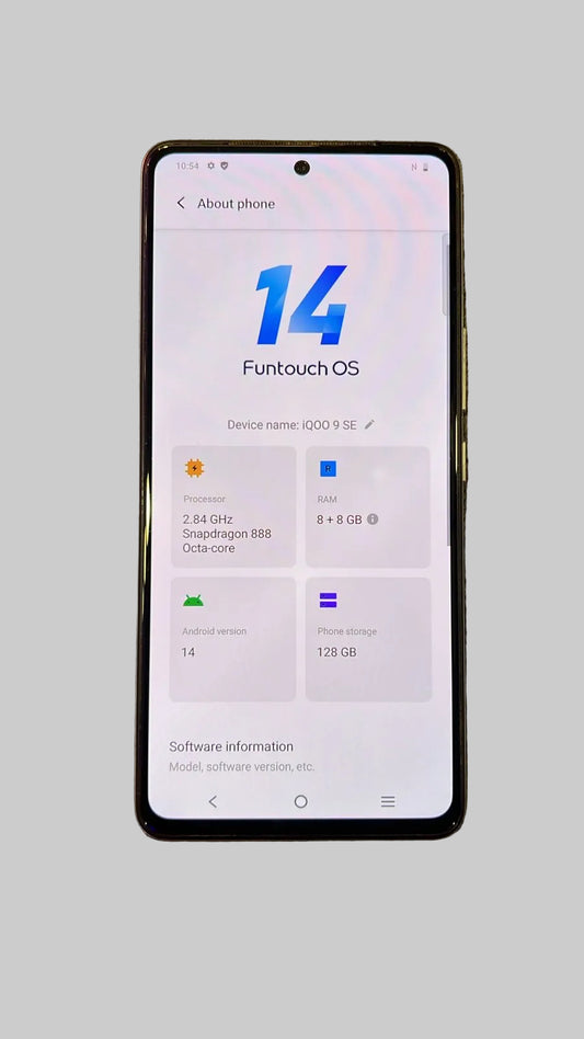 iQOO 9 SE 5G (8GB RAM, 128GB Storage) A Grade Renewed