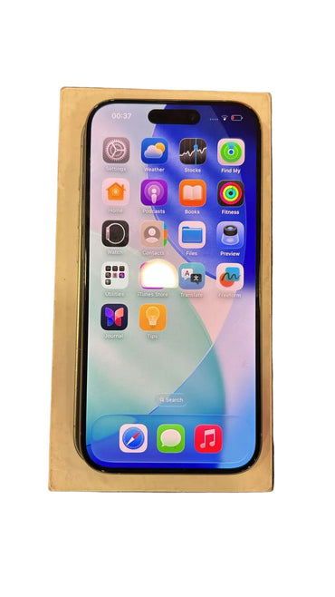 Apple iPhone 15 Pro (Black Titanium, 128 GB Storage) A-Grade Renewed