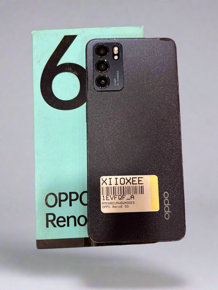 OPPO Reno 6 5G (8GB RAM, 128GB Storage) A Grade Renewed – Factory Box
