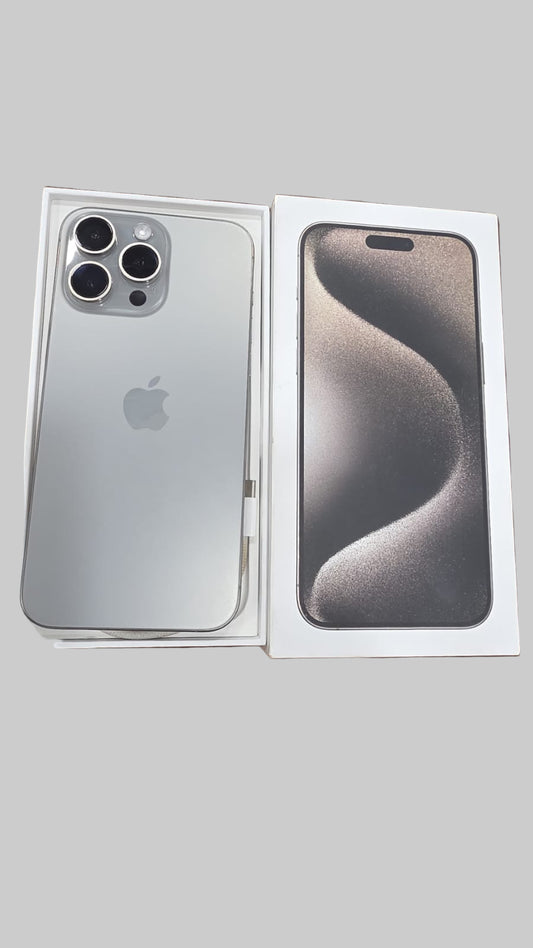 Apple iPhone 15 Pro Max (Natural Titanium, 256 GB Storage) (A-Grade Renewed)
