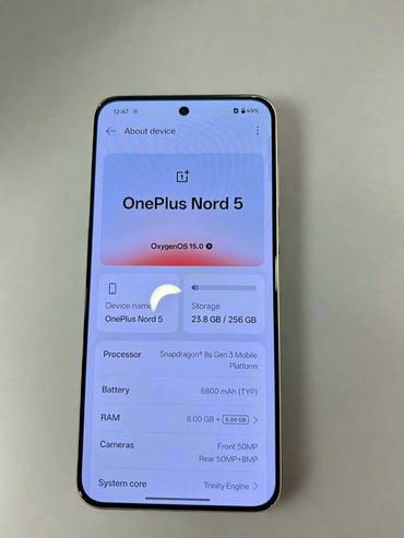 OnePlus Nord 5 5G (8GB 256GB) A Grade Renewed