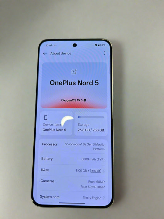 OnePlus Nord 5 5G (8GB 256GB) A Grade Renewed