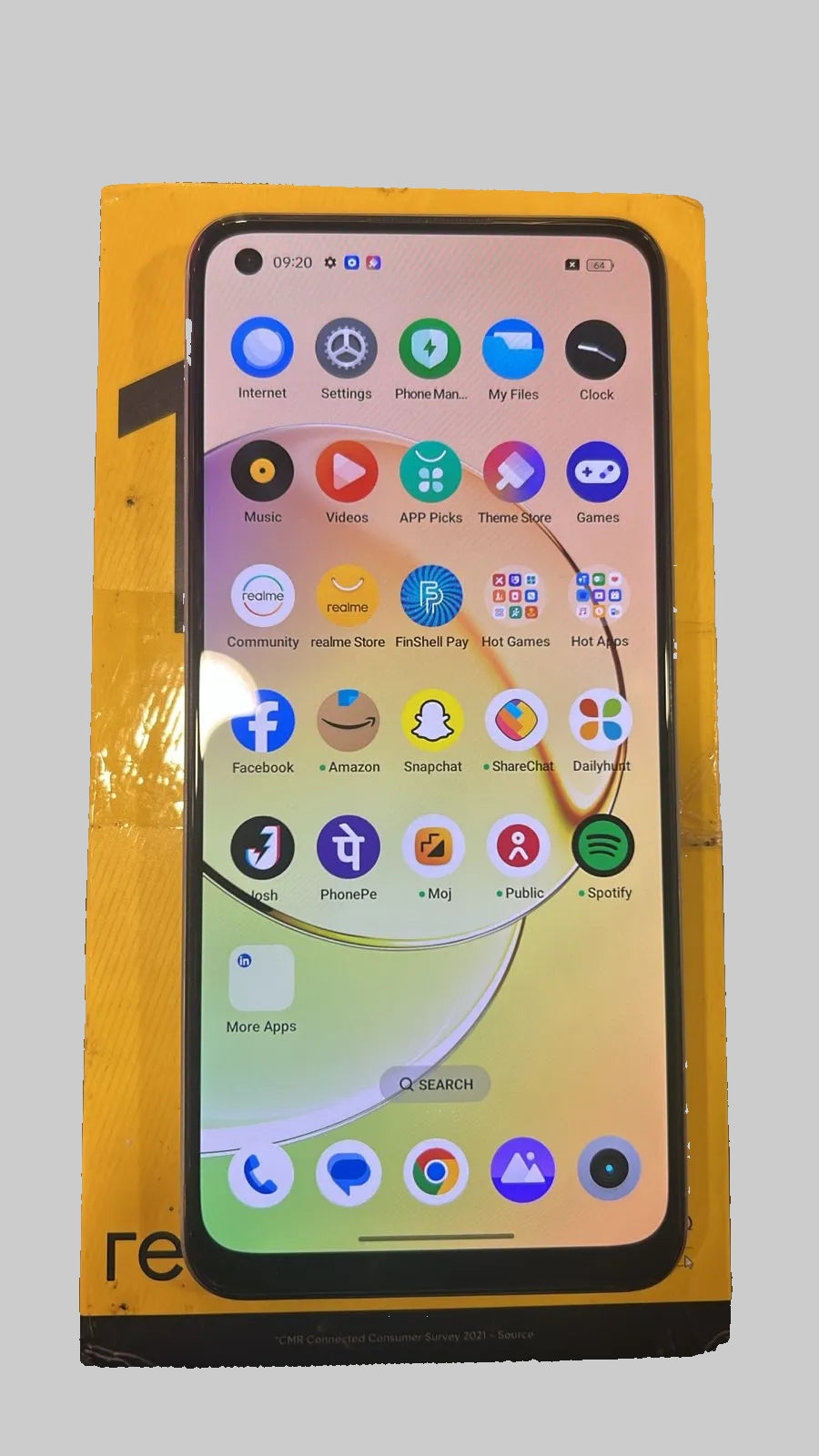 Realme 10 (4GB RAM, 64GB Storage) A Grade Renewed