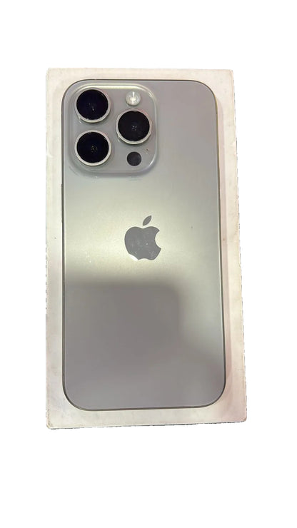 Apple iPhone 15 Pro (Black Titanium, 128 GB Storage)  A-Grade Renewed
