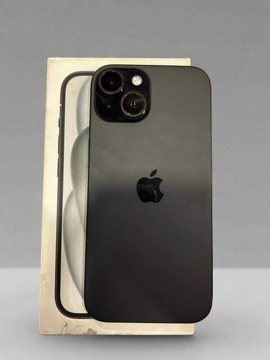 Apple iPhone 15 (Black, 128 GB Storage) (A-Grade Renewed)