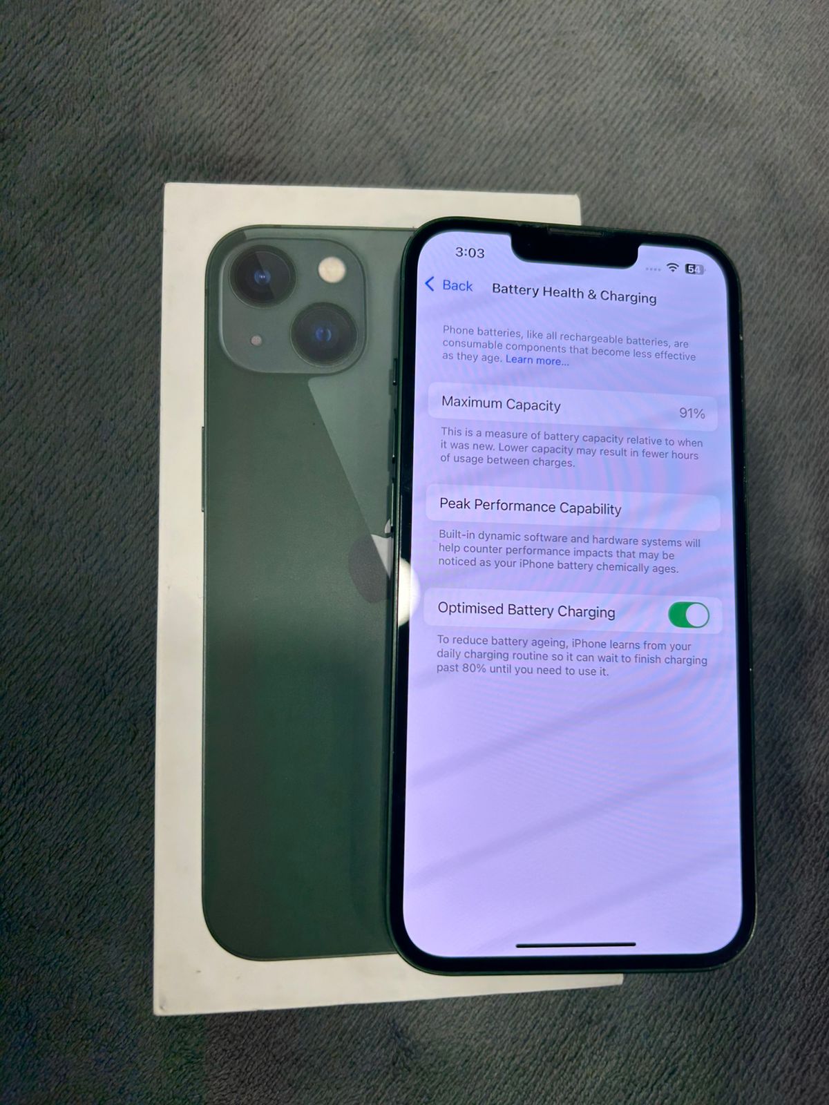 Apple iPhone 13 (Green, 128 GB)  (A-Grade Renewed)