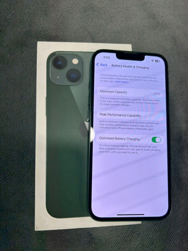 Apple iPhone 13 (Green, 128 GB)  (A-Grade Renewed)