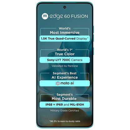 Motorola Edge 60 Fusion (8GB RAM,256GB Storage) A Grade Renewed