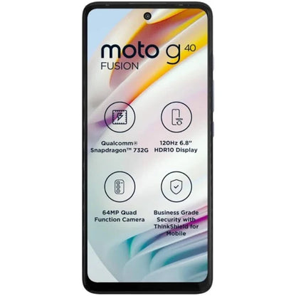 MOTOROLA G40 Fusion (4GB RAM, 64GB Storage) – A-Grade Renewed