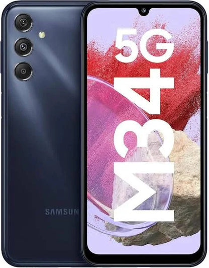 Samsung Galaxy M34 (Starry Black, 8GB RAM, 128GB Storage) – Renewed